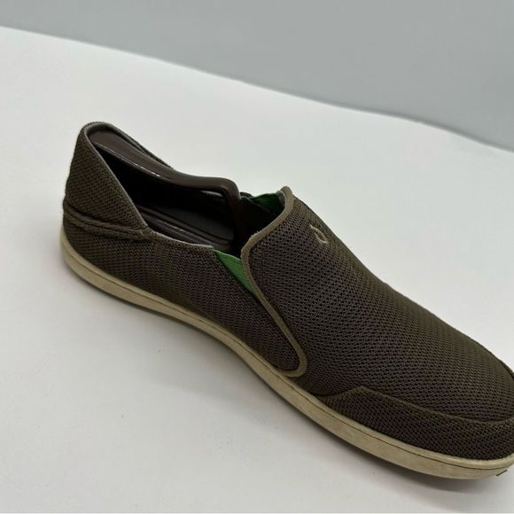 Olukai Nohea Mesh Mens 8 Casual Slip On Shoes Loafers Comfort Lightweight Brown - Picture 6 of 11